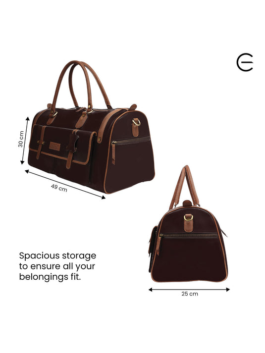 Premium Leather Duffle Bag for Men & Women