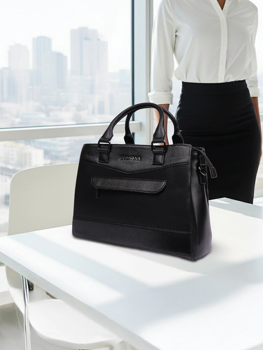 Black Satchel Handbag - Perfect for Every Occasion