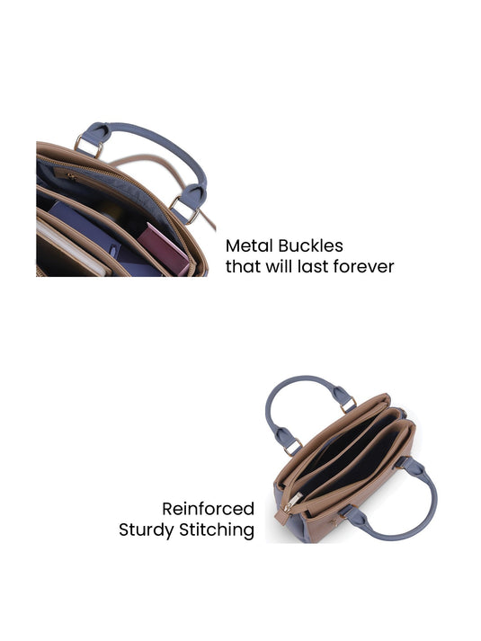 Beige Satchel Handbag - Perfect for Every Occasion