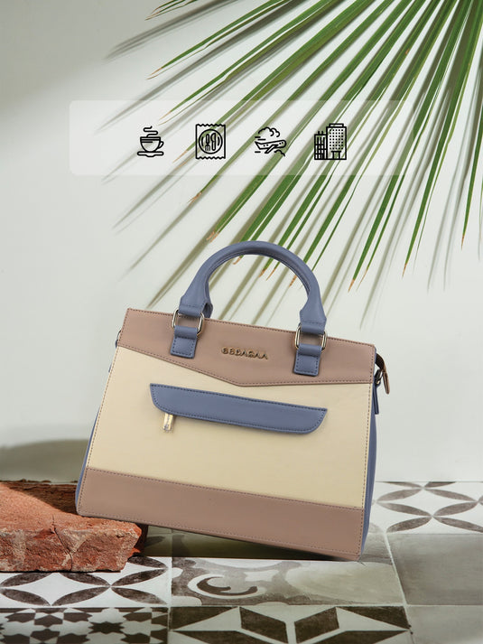 Beige Satchel Handbag - Perfect for Every Occasion
