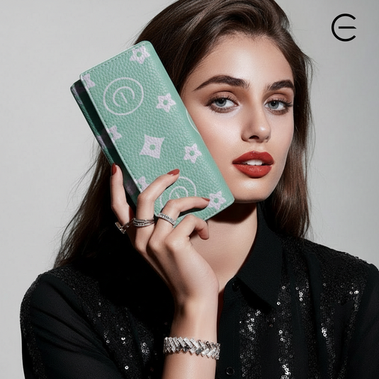 Harmonium Wallet | Mint Green