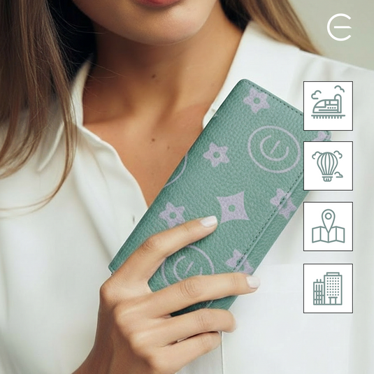 Harmonium Wallet | Mint Green