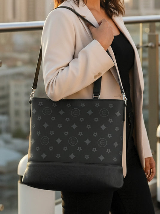 Black Tote Handbag - Versatile & Trendy
