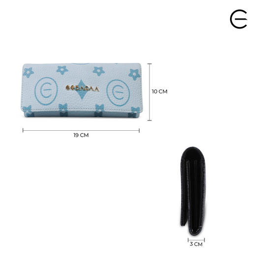PU Wallet| Sky Blue