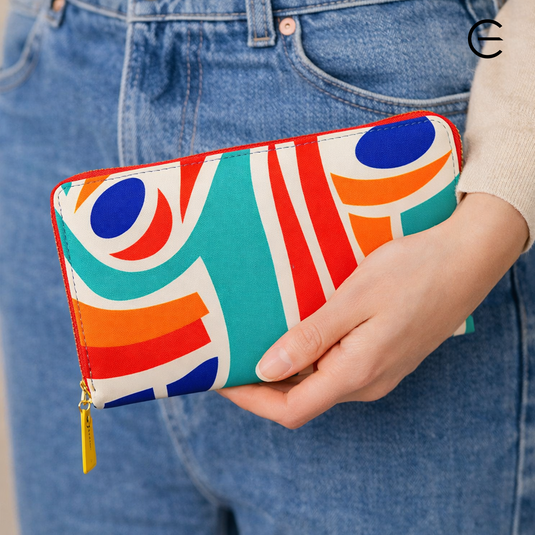 Zipper Wallet |Multicolor PU