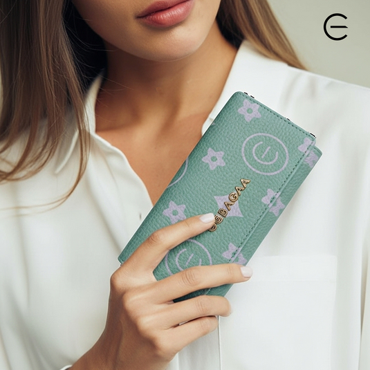 Harmonium Wallet | Mint Green