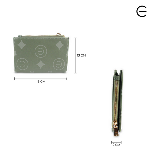 Fold Mini Wallet Green