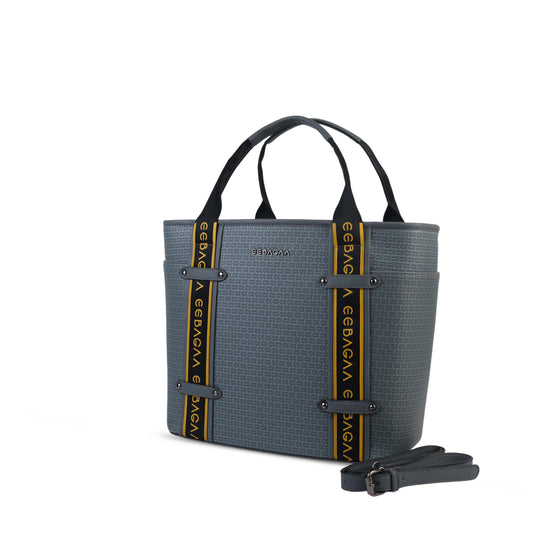 EEBAGAA GREY LARGE TOTE HANDBAG