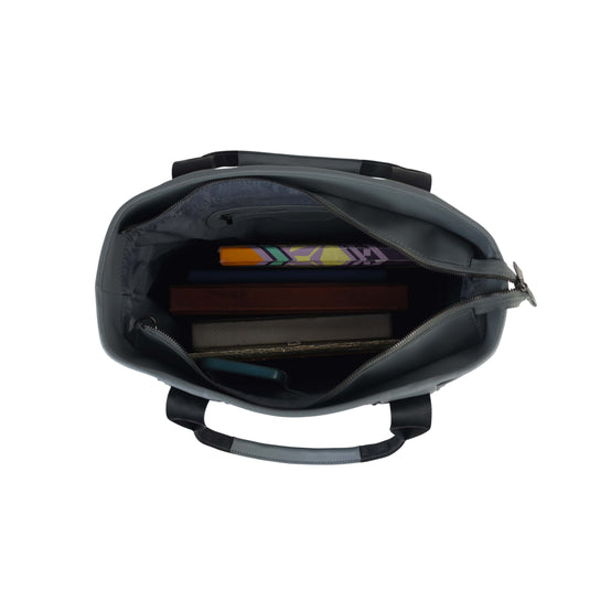 EEBAGAA GREY LARGE TOTE HANDBAG