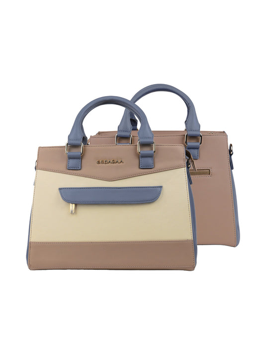 Beige Satchel Handbag - Perfect for Every Occasion
