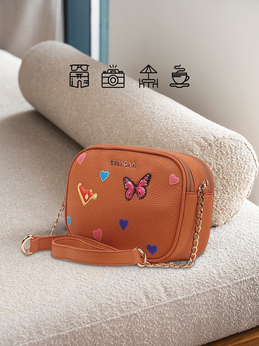 Classic Brown Hobo Sling Bag - Effortlessly Cool