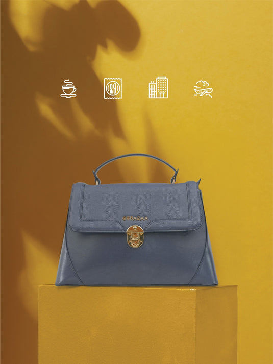 Modern Grey Satchel Sling Bag - Ideal for Daily Use