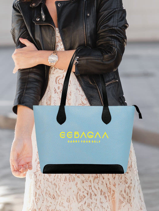 Sky Blue Tote Handbag - Brighten Your Look