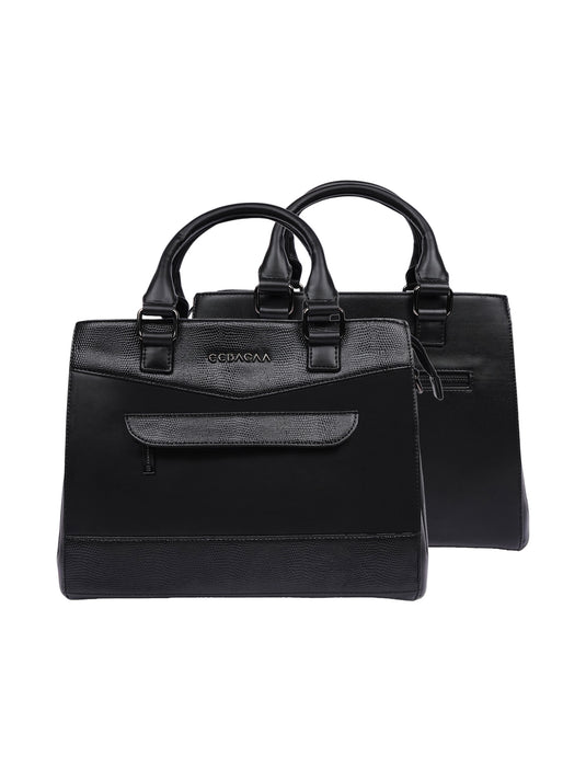 Black Satchel Handbag - Perfect for Every Occasion