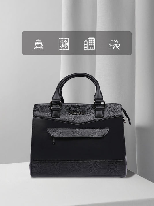 Black Satchel Handbag - Perfect for Every Occasion