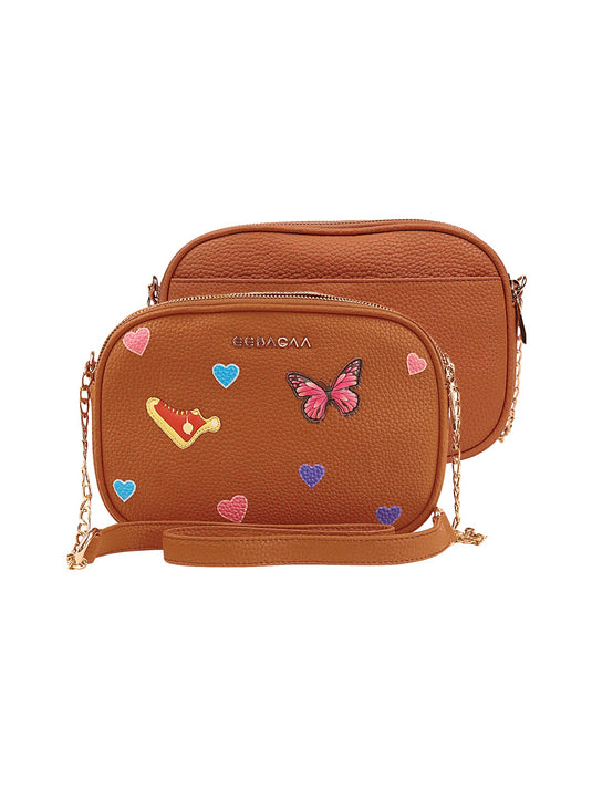 Classic Brown Hobo Sling Bag - Effortlessly Cool