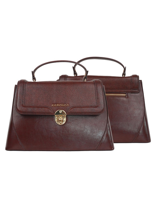 Luxurious Chocolate Brown Satchel Sling Bag - Fashion Meets Function