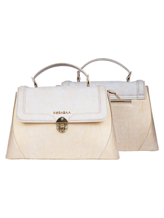 Elegant White Satchel Sling Bag - Fresh & Fashionable
