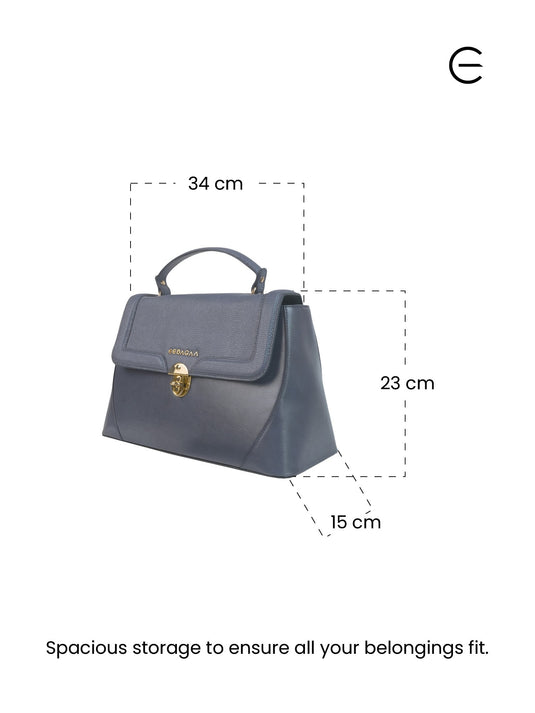 Modern Grey Satchel Sling Bag - Ideal for Daily Use