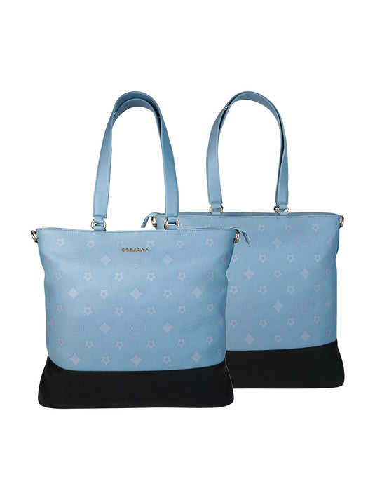 Sky Blue Tote Handbag - Fun & Functional