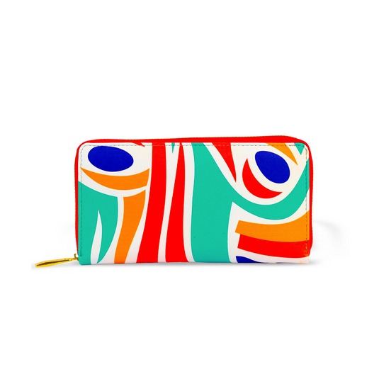 Zipper Wallet |Multicolor PU