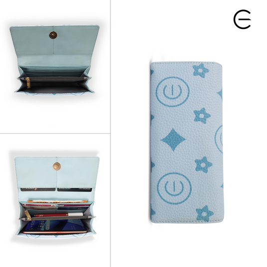 PU Wallet| Sky Blue