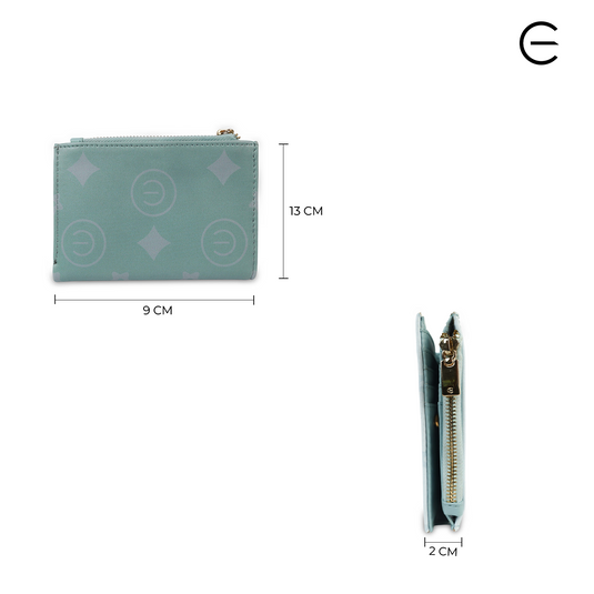 Fold Mini Wallet |Mint Green