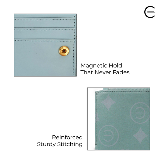 Fold Mini Wallet |Mint Green
