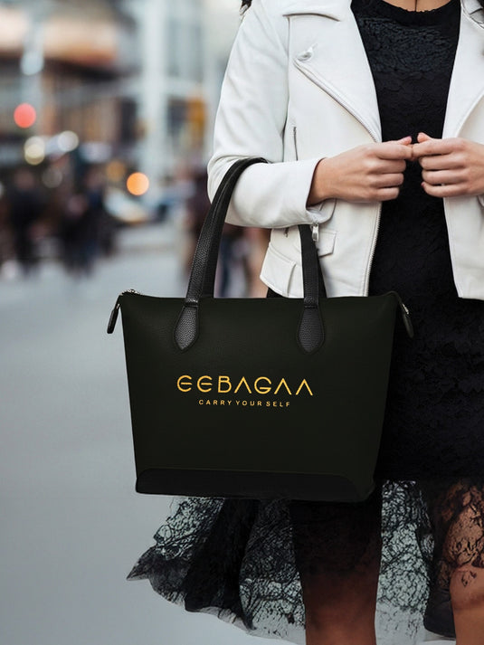 Vibrant Green Tote Handbag - Eco-Friendly Fashion