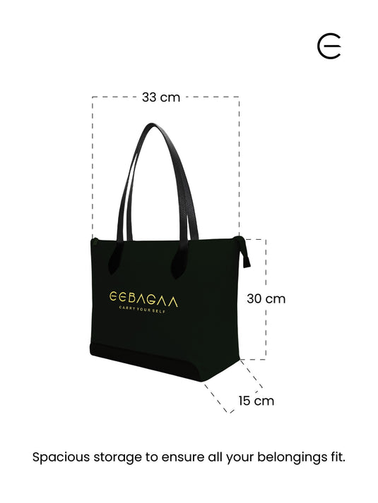 Vibrant Green Tote Handbag - Eco-Friendly Fashion