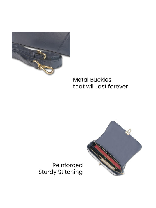 Modern Grey Satchel Sling Bag - Ideal for Daily Use