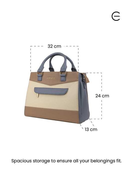 Beige Satchel Handbag - Perfect for Every Occasion