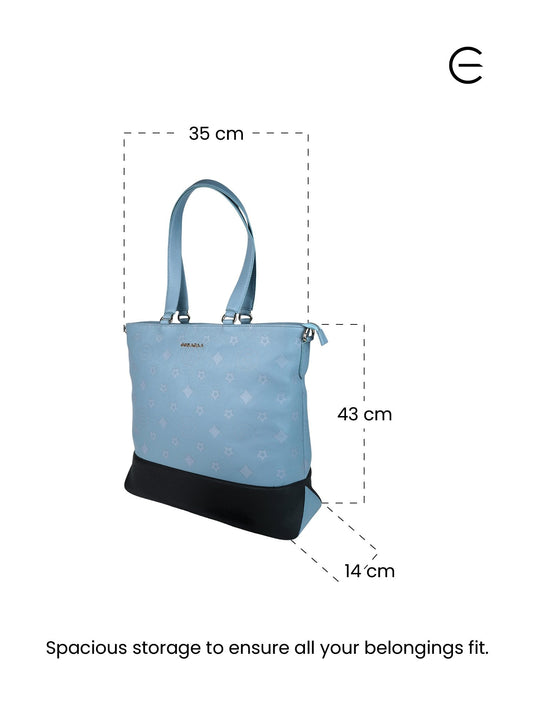 Sky Blue Tote Handbag - Fun & Functional